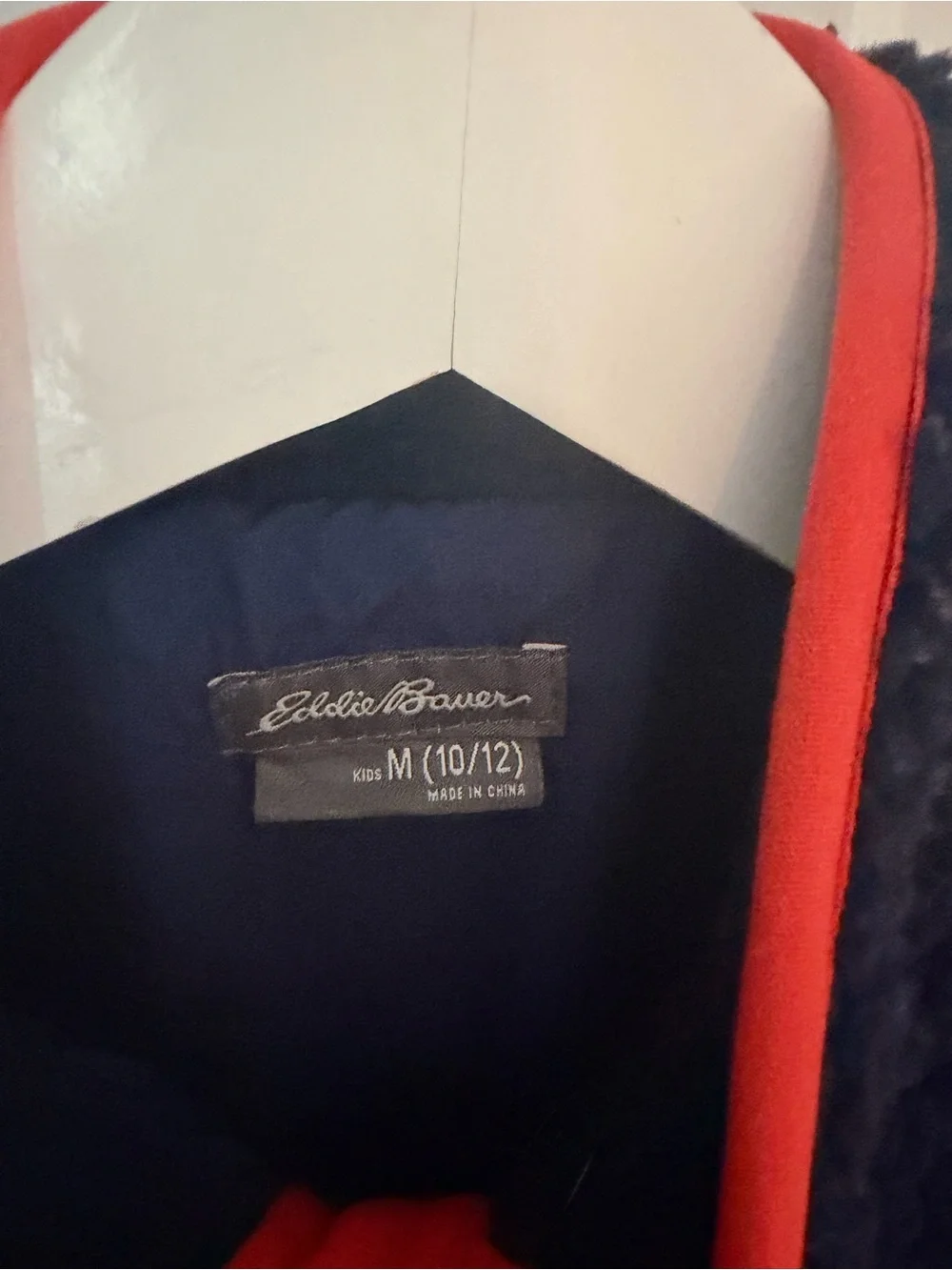 Eddie Bauer plush navy